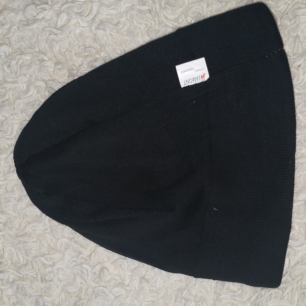 Winter Beanie Pink & Black Bear - Picture 3 of 4